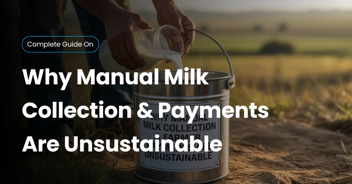 Why Manual Milk Collection & Farmer Payments Are Unsustainable